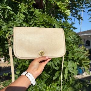 Coach vintage Cream Crossbody Bag